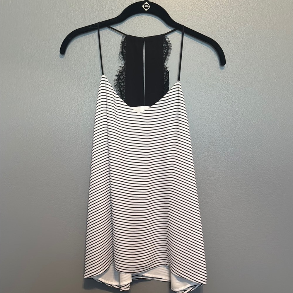 Black and White Striped Dress
